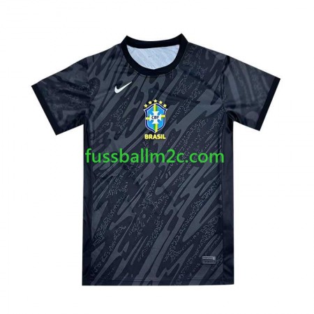 Fußballtrikots Brasilien Copa America Torwart Auswärts Trikotsatz 2024